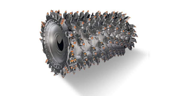 Wirtgen milling drum with Generation Z2 picks Wirtgen milling drum with Generation Z2 picks